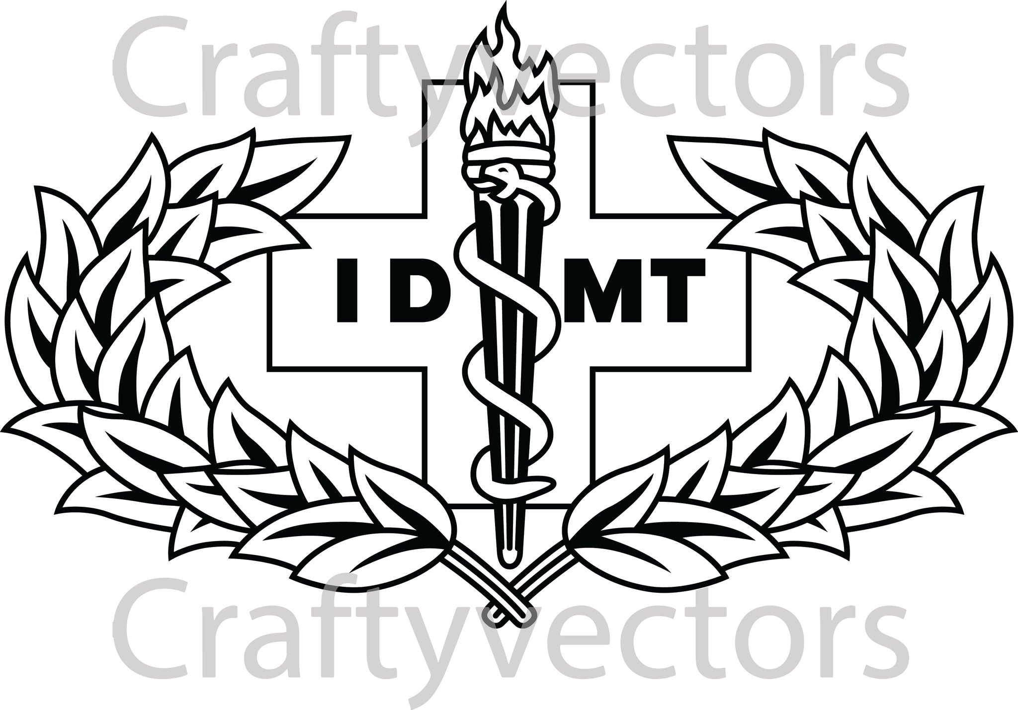 Air Force IDMT Badge Vector File – Crafty Vectors