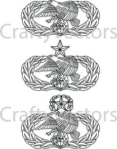 Air Force Logistics Readiness Badge Vector File