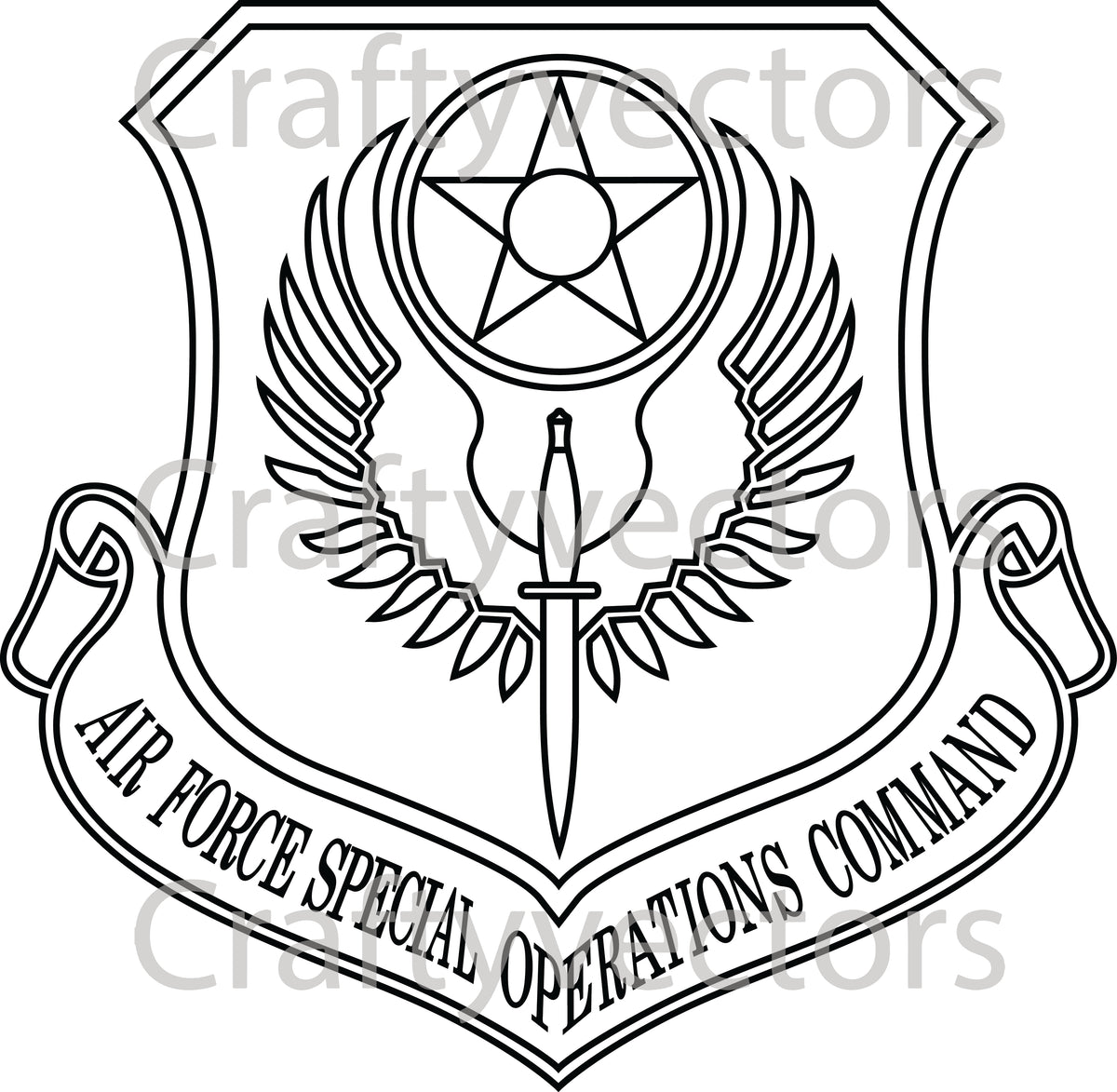 Spec Ops Vector Air Force Special Opperations Command – Crafty Vectors