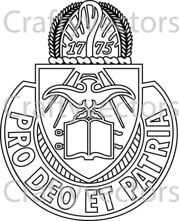 Army Chaplain Badge Vector File