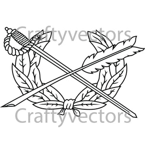 Navy Judge Advocate General Badge Vector File