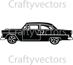 Chevrolet Bel Air 1956 Vector CNC