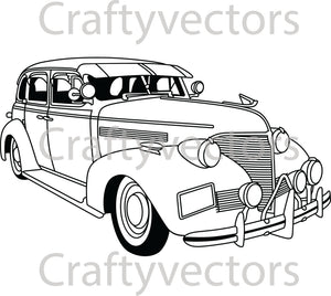 Chevrolet Fleetline 1939 Vector