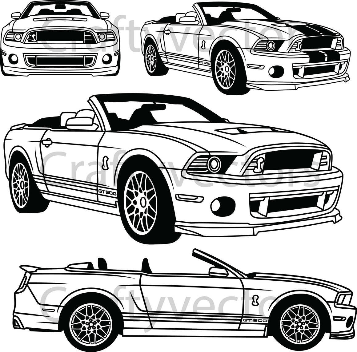 Ford SVG Vector Files for Crafting. – Crafty Vectors