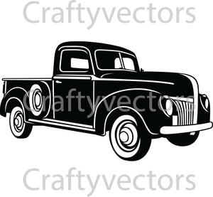 Ford Pick Up 1941 Vector