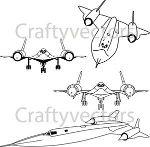 Lockheed SR-71 Blackbird Vector File