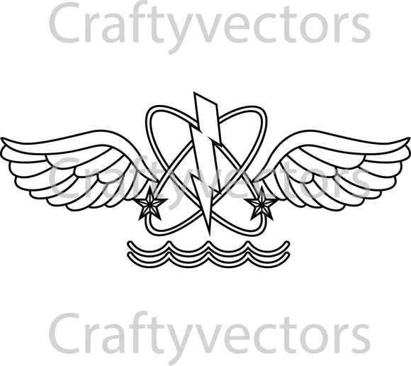 Navy Aircrewman Rating Vector File