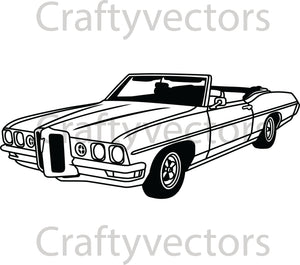 Pontiac Catalina 1970 Convertible Vector