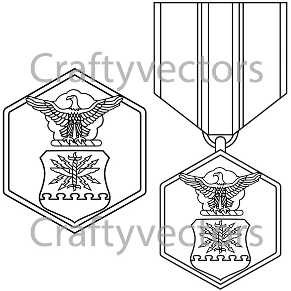 Air Force Commendation Medal Vector File