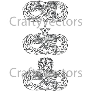 Air Force Aircraft Maintenance Insignia Vector File