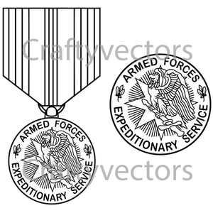 Armed Forces Expeditionary Medal Vector File