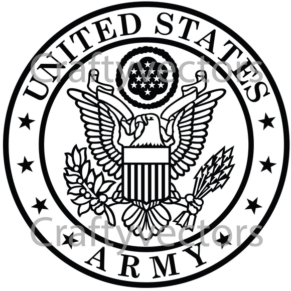 Army Crest Vector File