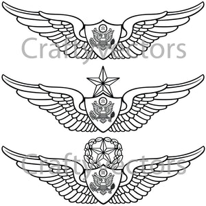 Army Aviation Wings Vector File