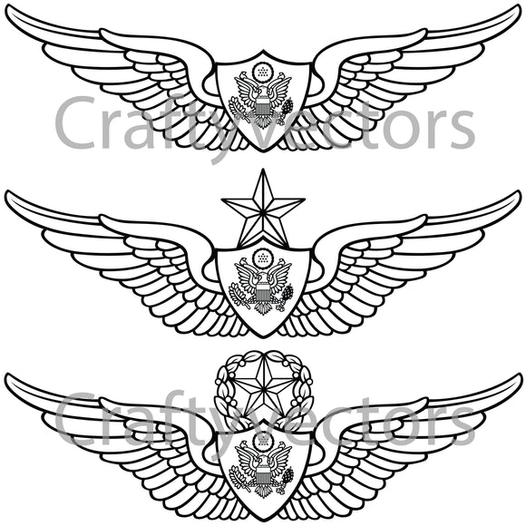 Army Aviation Wings Vector File