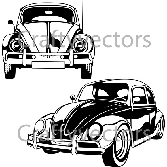 Volkswagen Beetle Vector