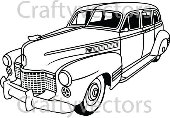 Cadillac Series 75 Limousine 1941 Vector