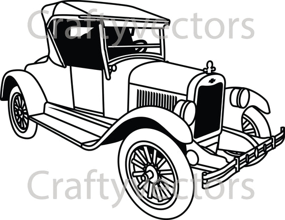 Chevrolet Series K Superior 1925 Vector