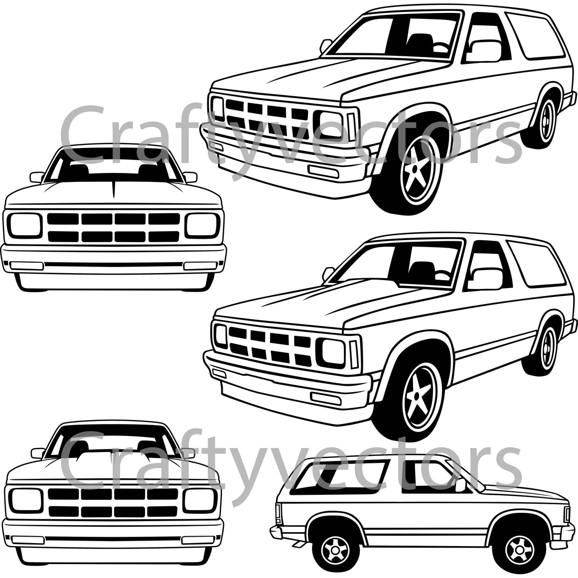 Chevrolet Car Vector Cut Files | SVG, DXF, PNG JPEG & EPS – Crafty Vectors