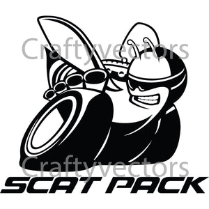Dodge Scat Pack Logo Vector