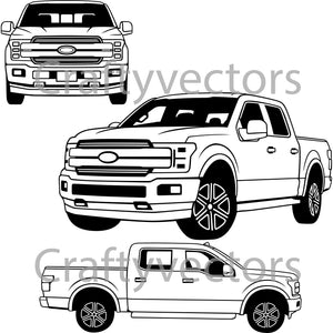 Ford F150 2019 Vector
