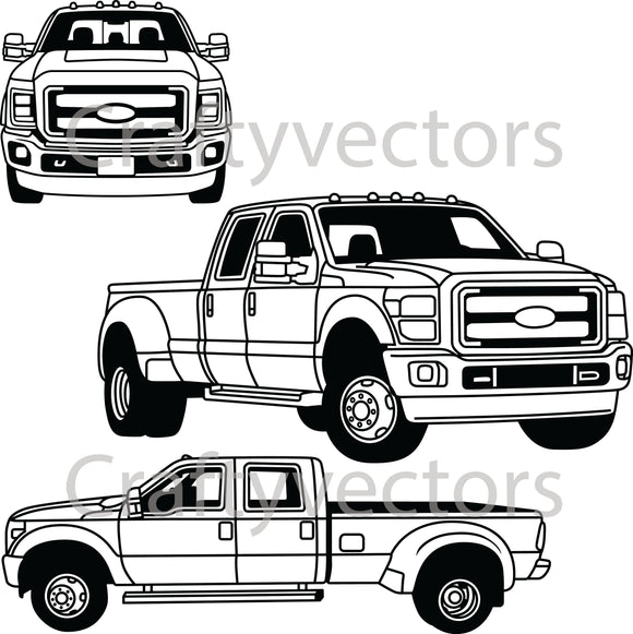 Ford F350 2016 Vector