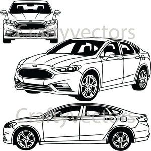 Ford Fusion Sport 2017 Vector