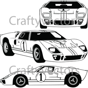 Ford GT40 Mk 2 Vector