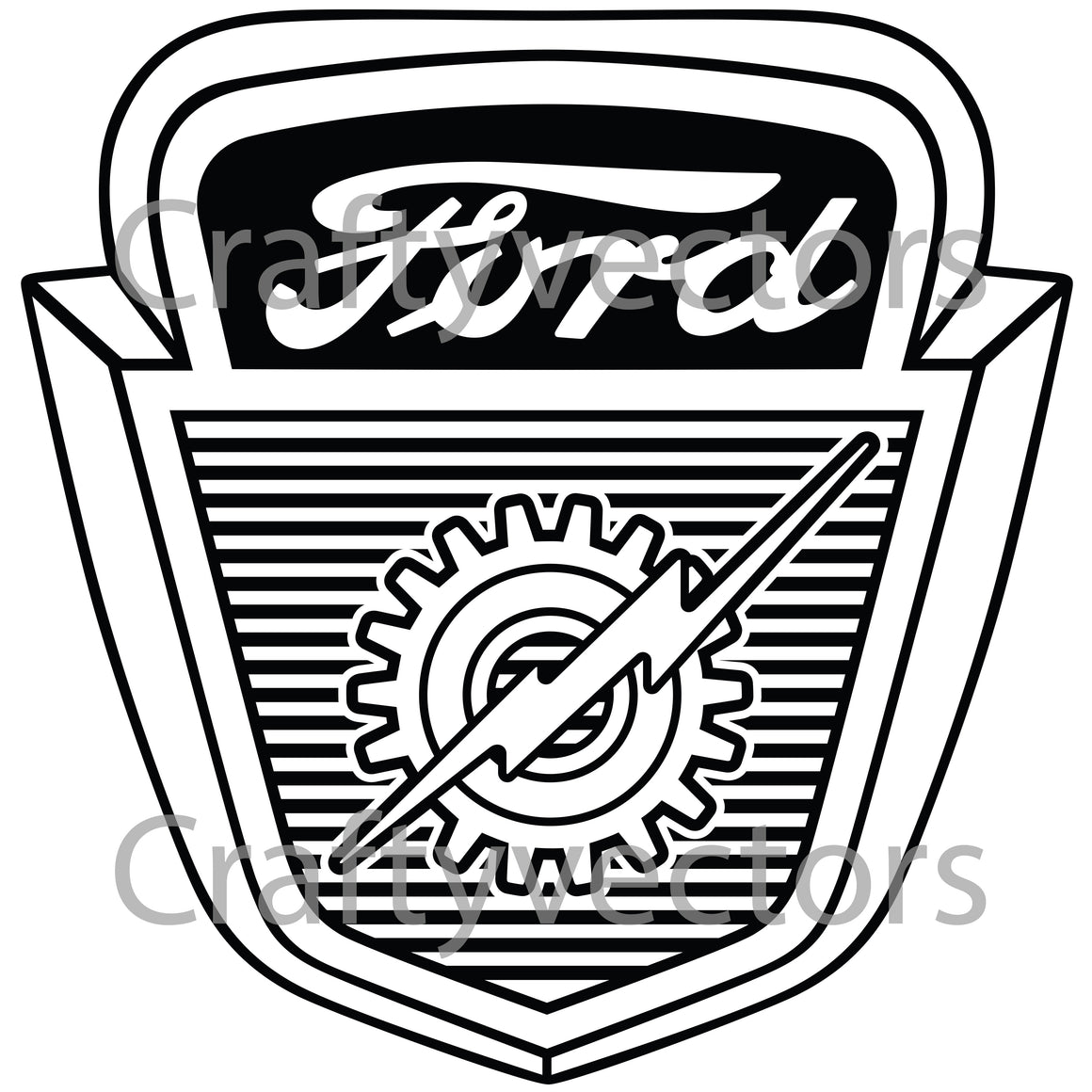 Ford Sign Vector Ford SVG Vector Files for Crafting. – Crafty Vectors