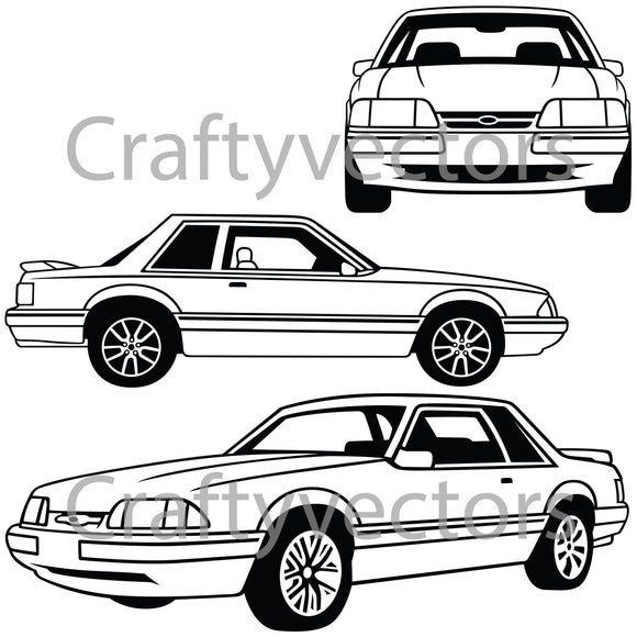 Ford Mustang 1993 LX Vector