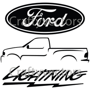 Ford Lightning Logo Vector