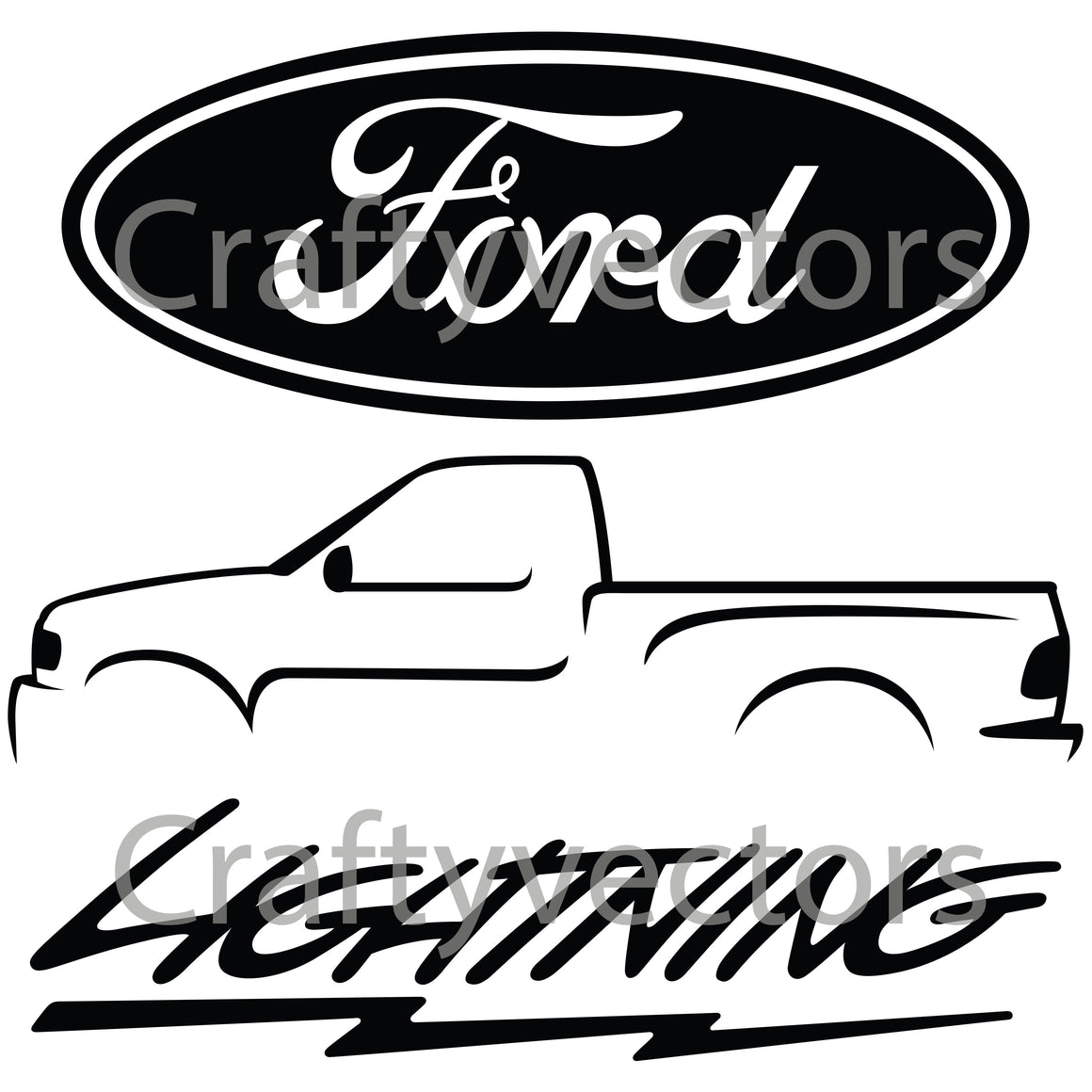Ford Border Design Ford SVG Vector Files for Crafting. – Crafty Vectors