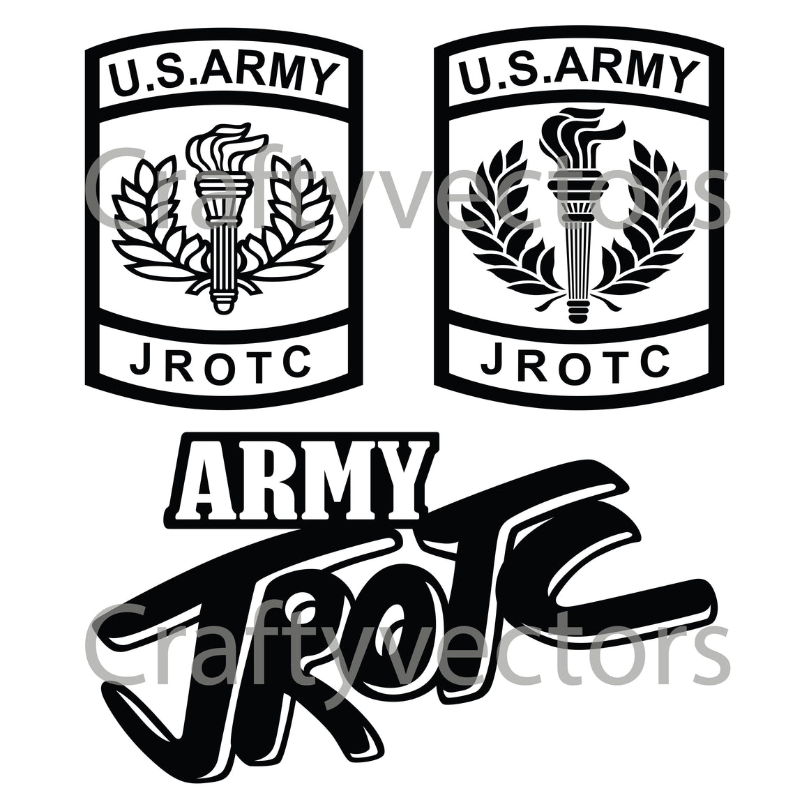 Soldier Rotc Svg JROTC Logo Vector File – Crafty Vectors