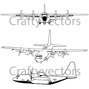 Lockheed AC 130 Vector File