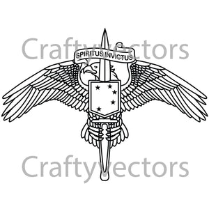 Marine Special Operator Badge Vector File