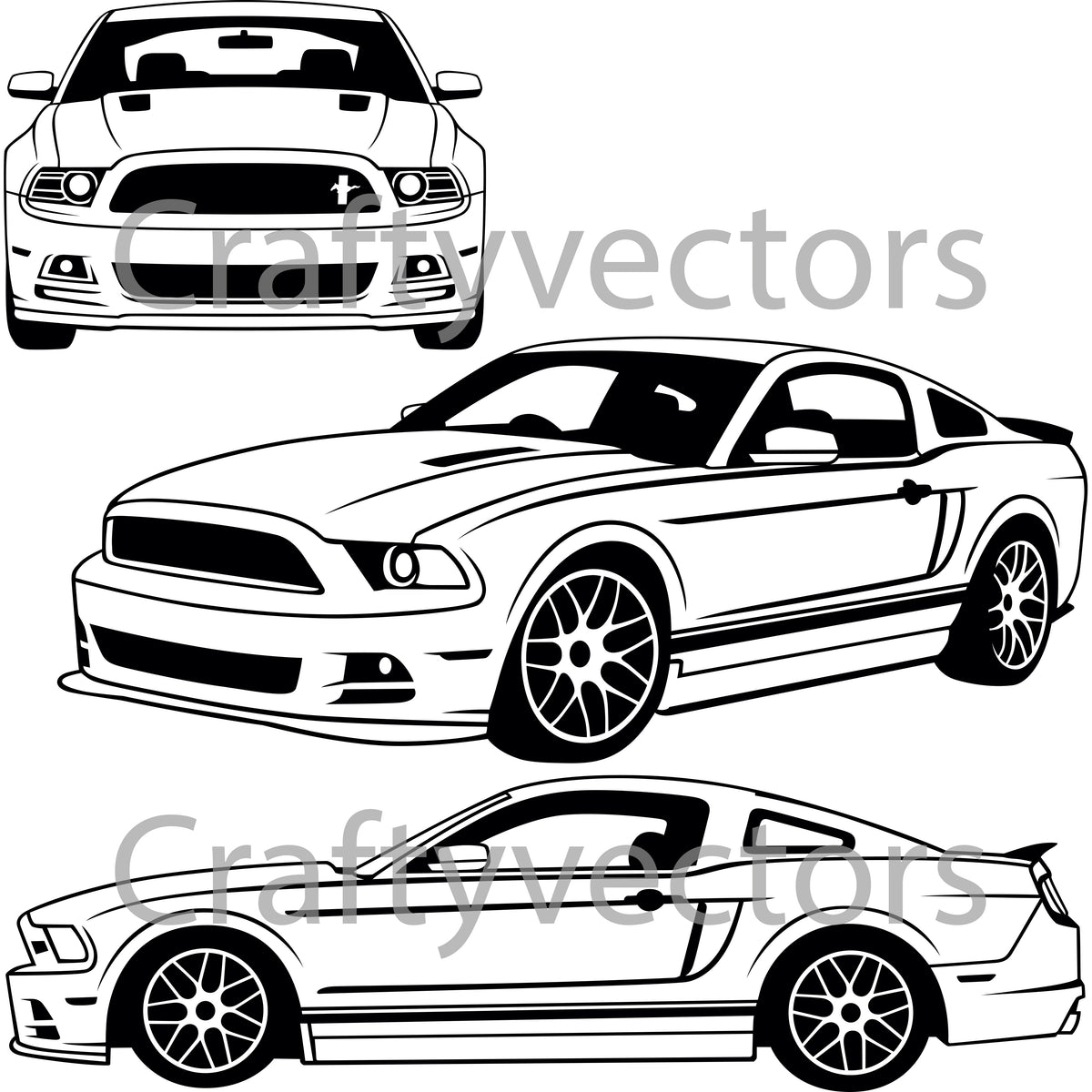 Mustang Vector