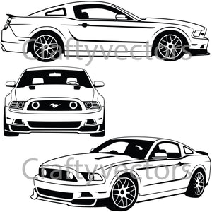 Ford Mustang 2013 Vector