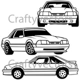 Ford Mustang 1988 Vector