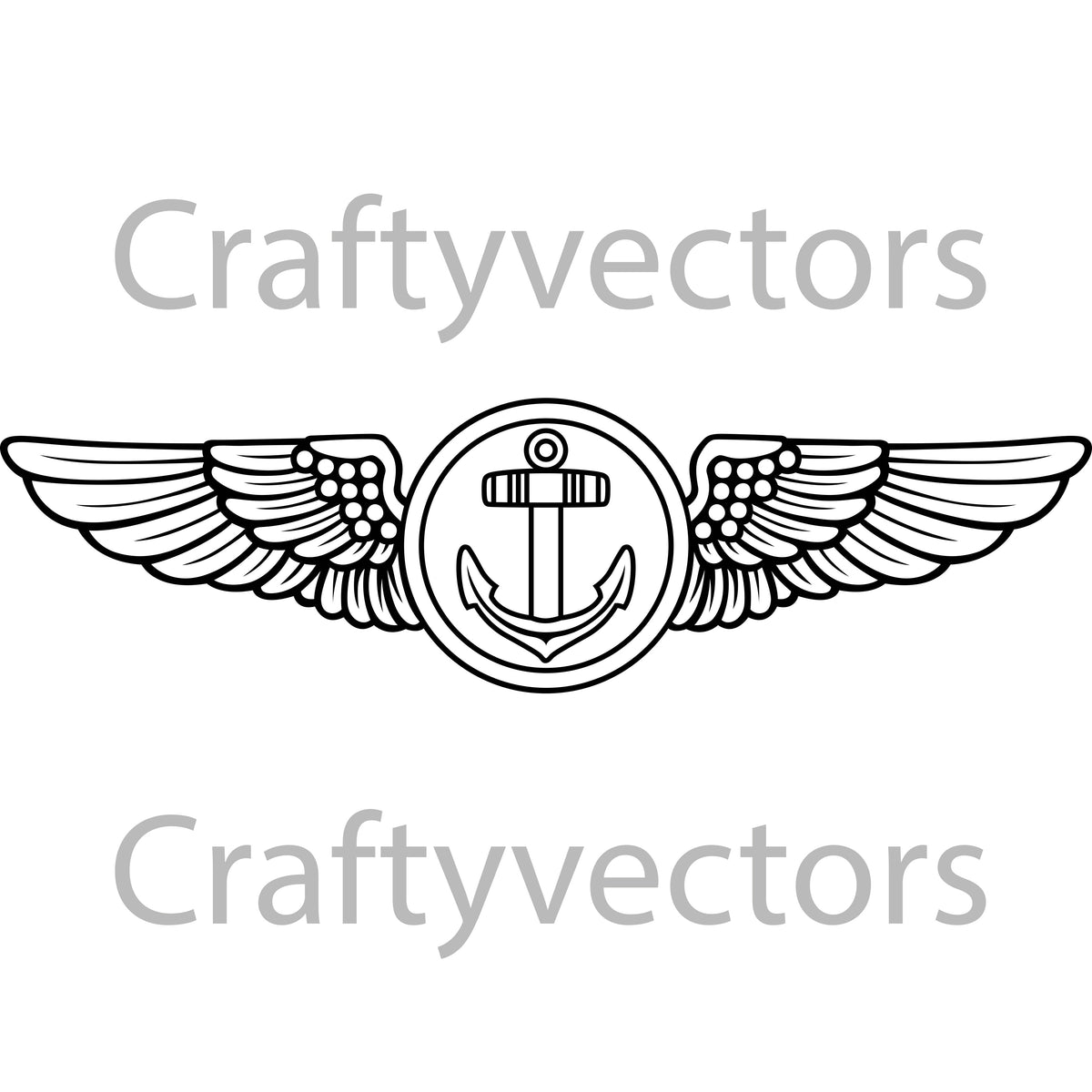 Navy Aviation Observer Insignia Vector File – Crafty Vectors