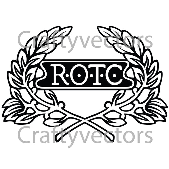 ROTC Cap Badge Vector File
