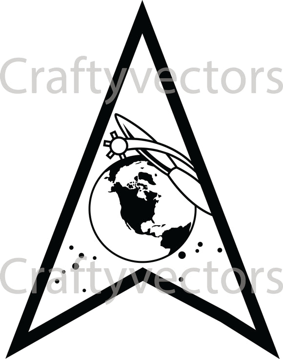 Space Force Delta 12 Vector File