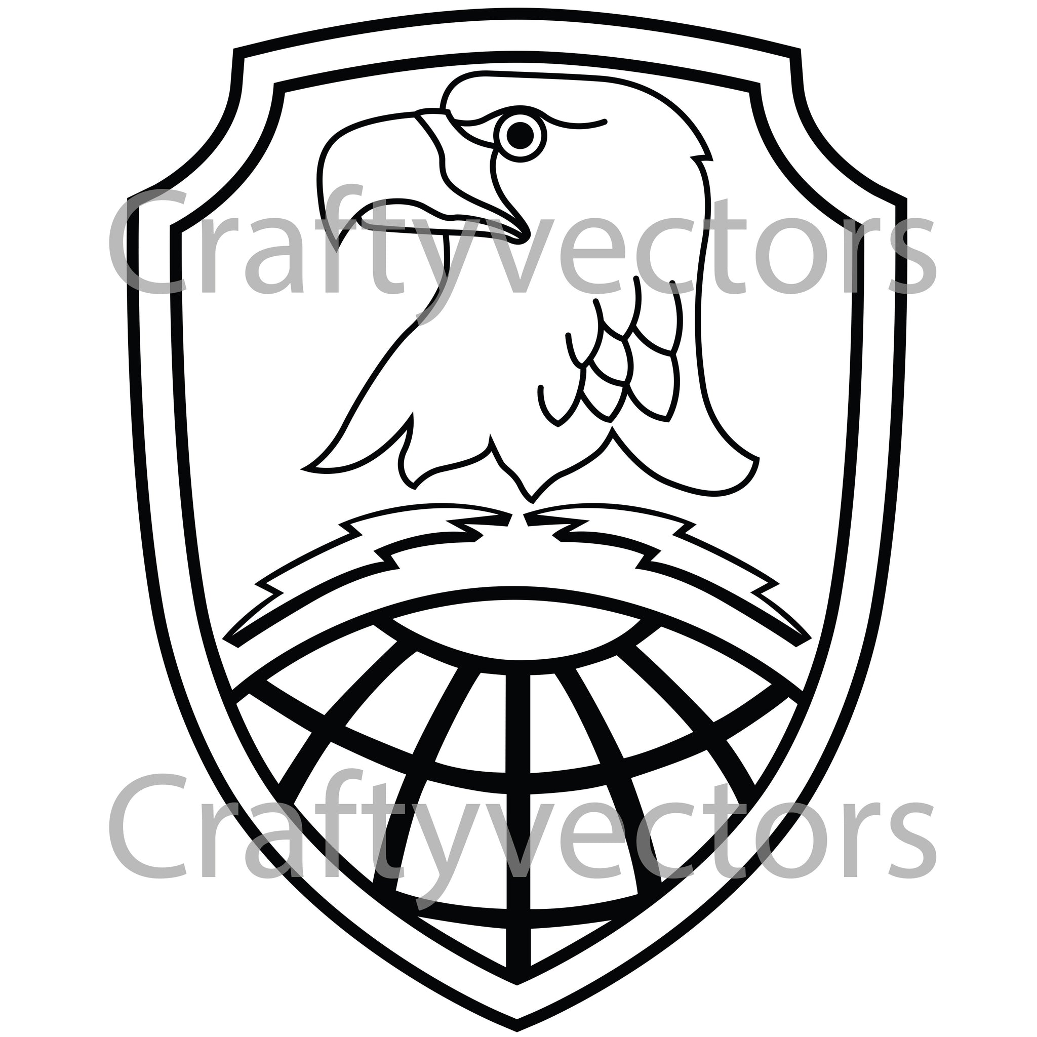 Army Space Command Badge Vector File – Crafty Vectors