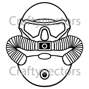 Marine Corps Diver Badge Vector File