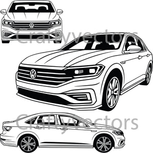 Volkswagen Jetta GLI 2019 Vector